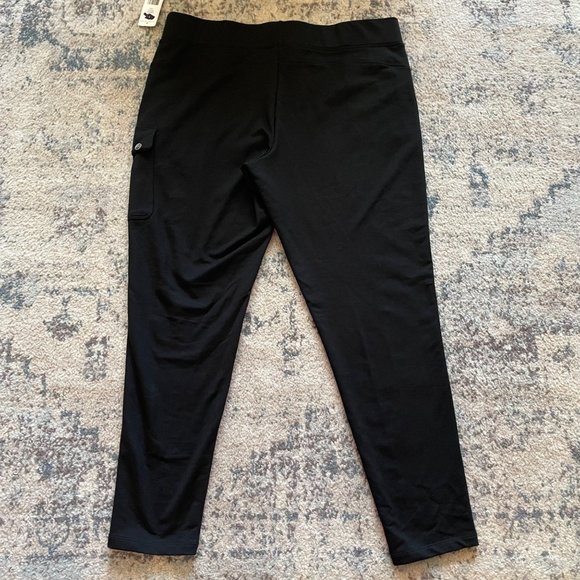 Lauren Ralph Lauren | LRL Active Black Cargo Pants Pockets Womens XL NWT Yoga - Picture 8 of 11
